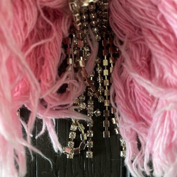 NWT MAINSTRIP Rhinestone Fringe Shorts - Picture 11 of 13